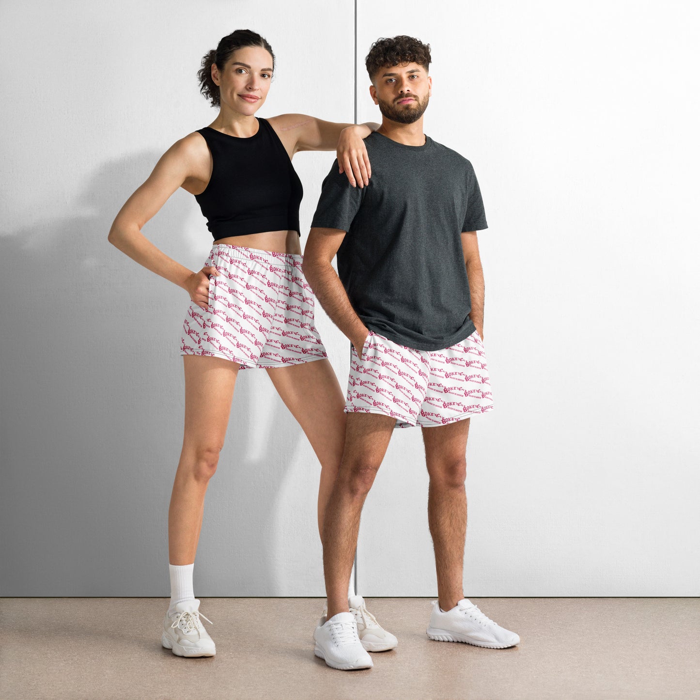 BokeyCat Unisex Athletic Shorts