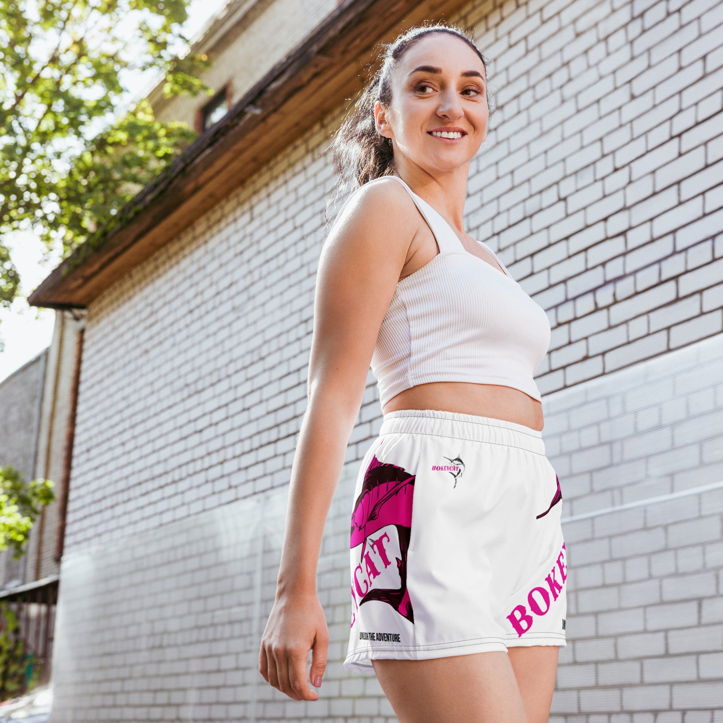 BokeyCat Unisex Athletic Shorts