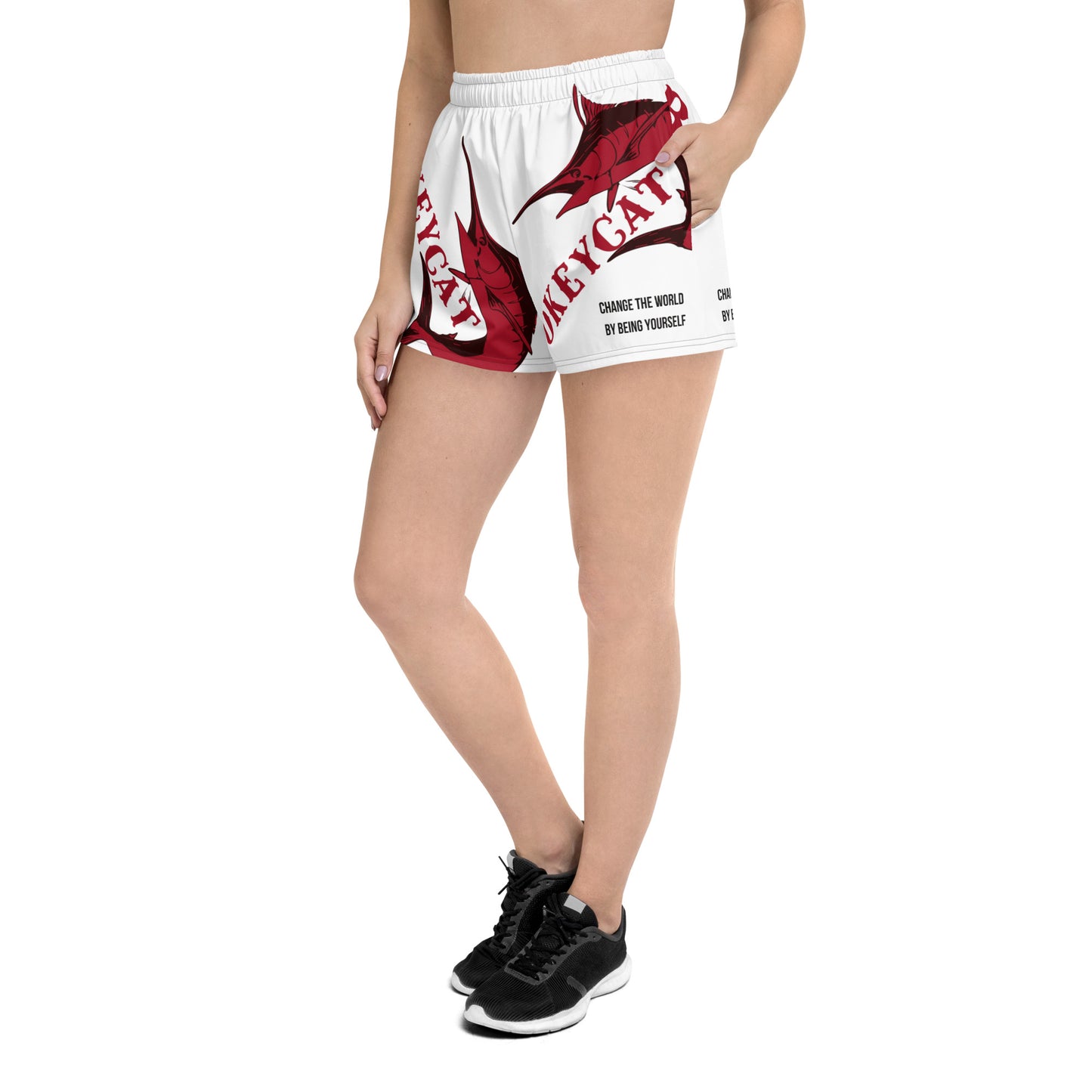 BokeyCat Unisex Athletic Shorts