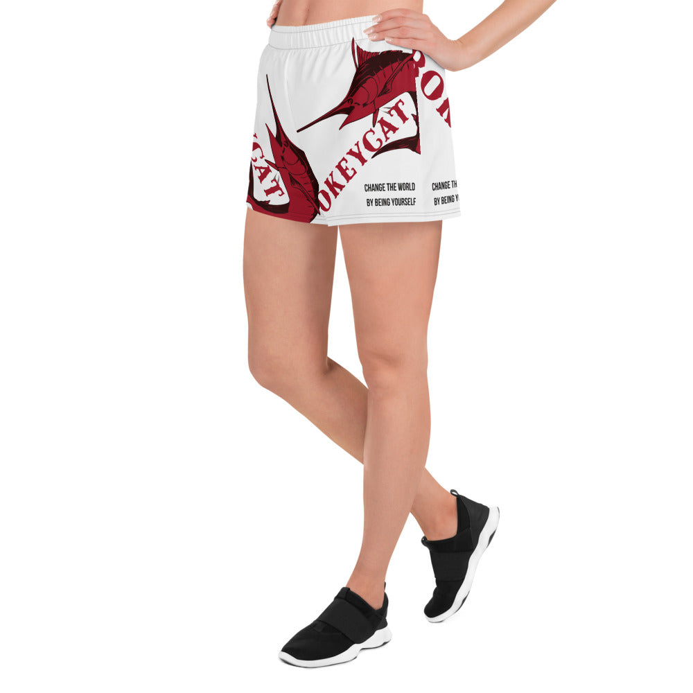 BokeyCat Unisex Athletic Shorts