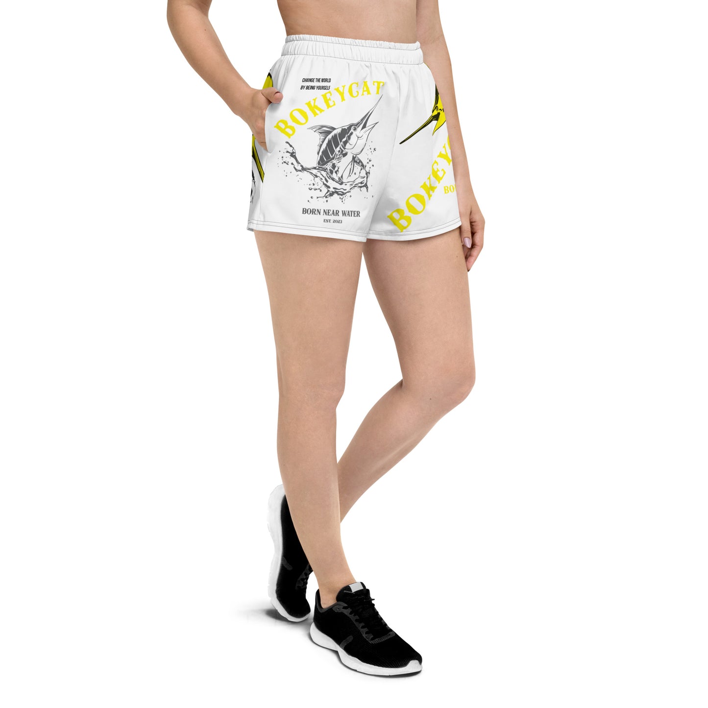 BokeyCat Unisex Athletic Shorts