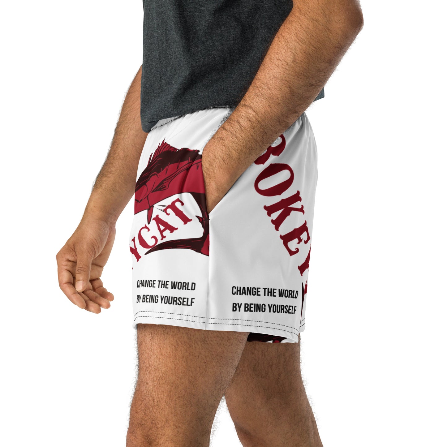BokeyCat Unisex Athletic Shorts