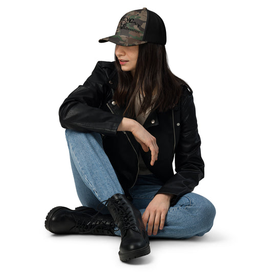 BokeyCat Camouflage trucker hat