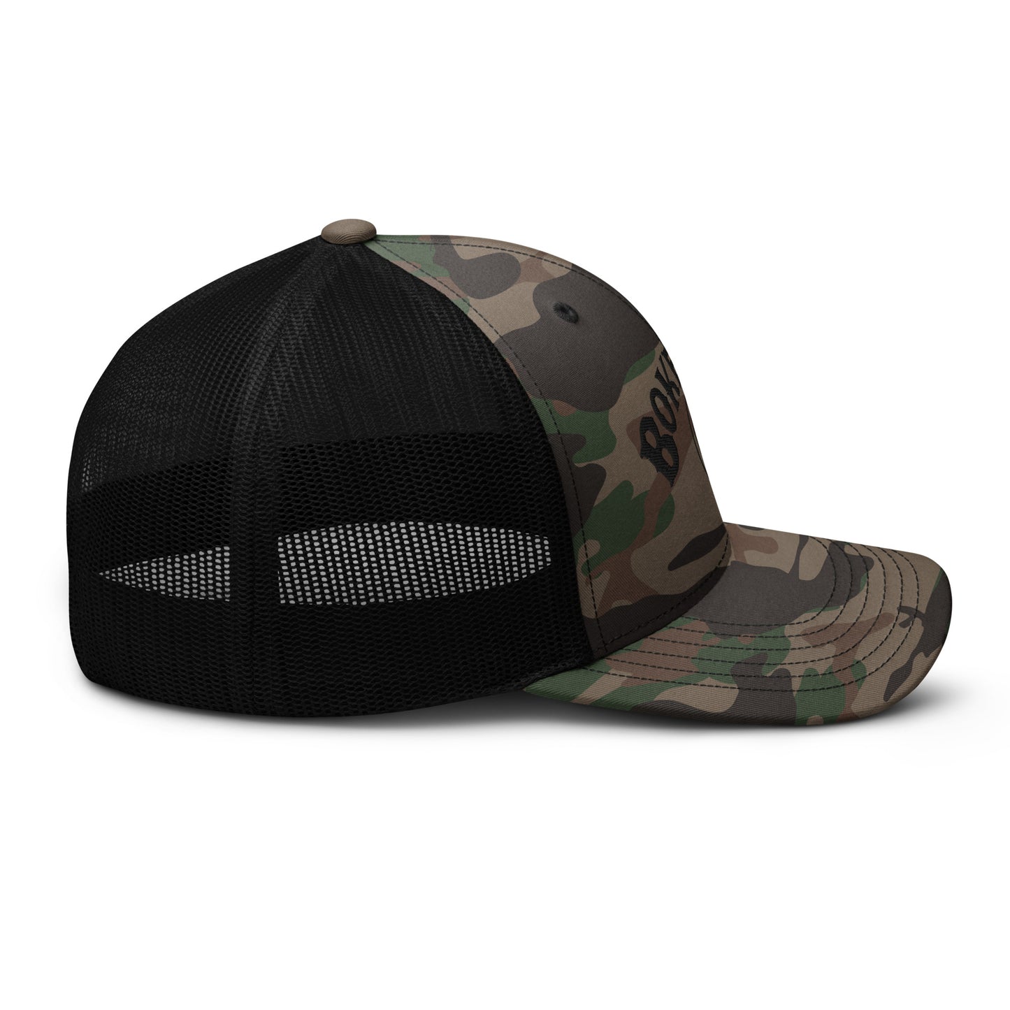 BokeyCat Camouflage trucker hat