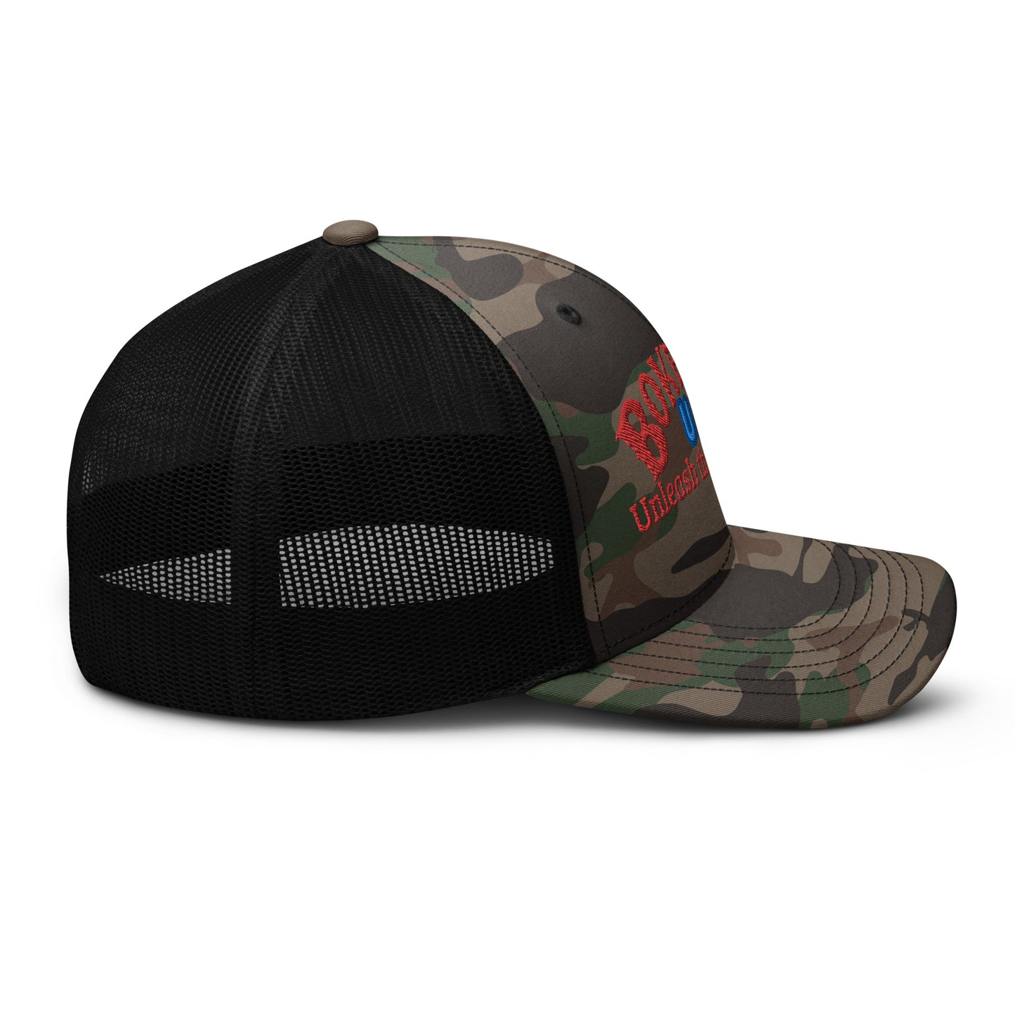 BokeyCat Camouflage trucker hat