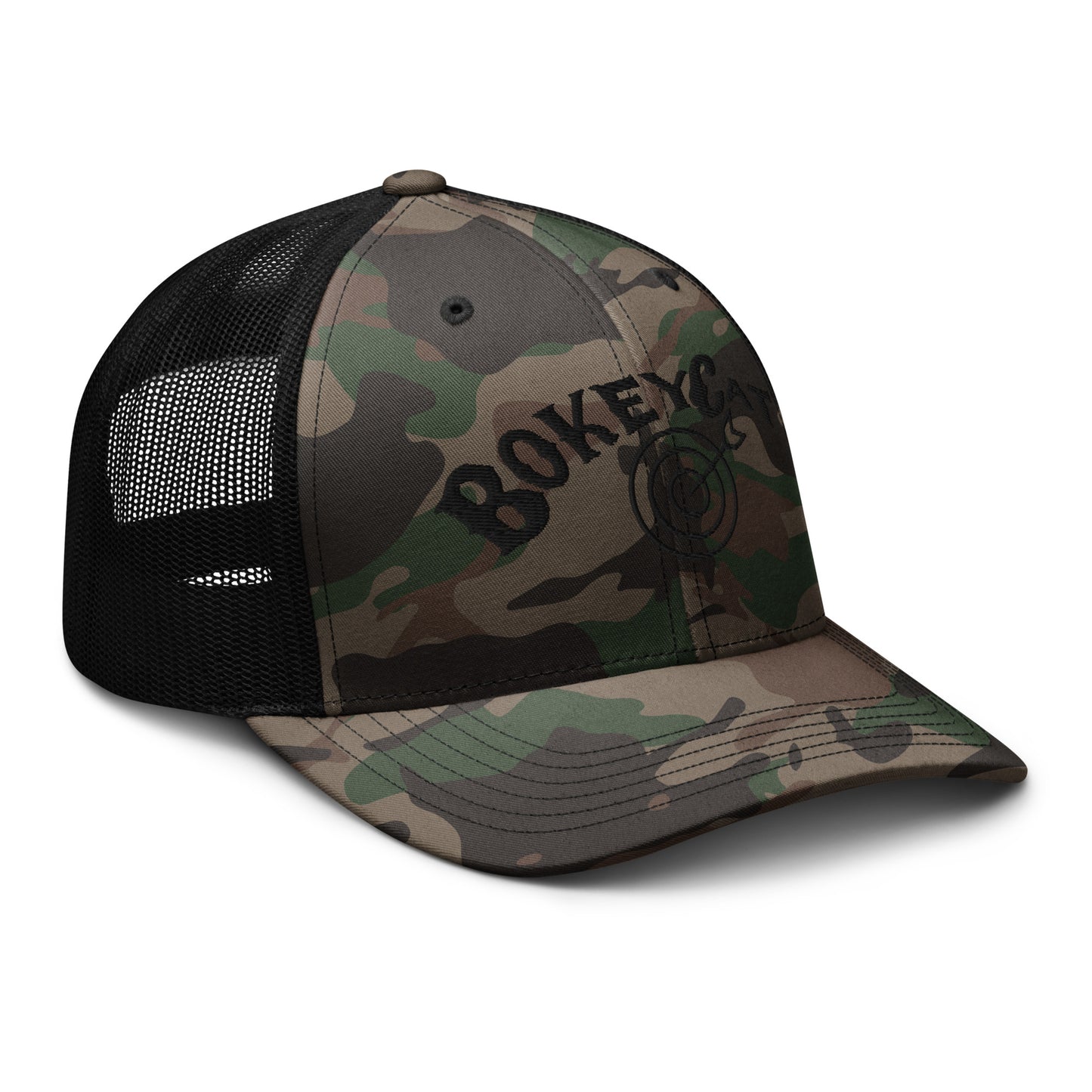 BokeyCat Camouflage trucker hat
