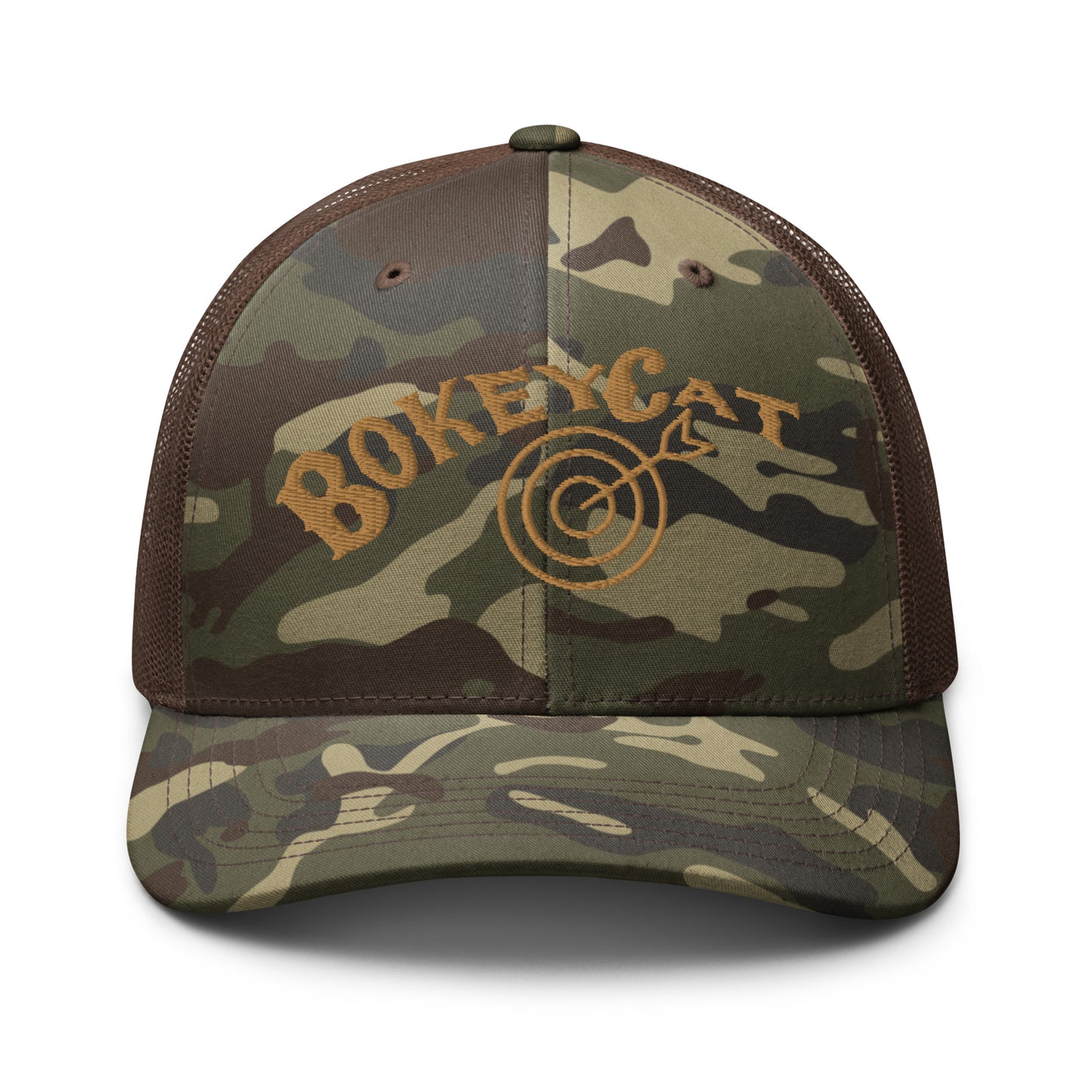 BokeyCat Camouflage trucker hat