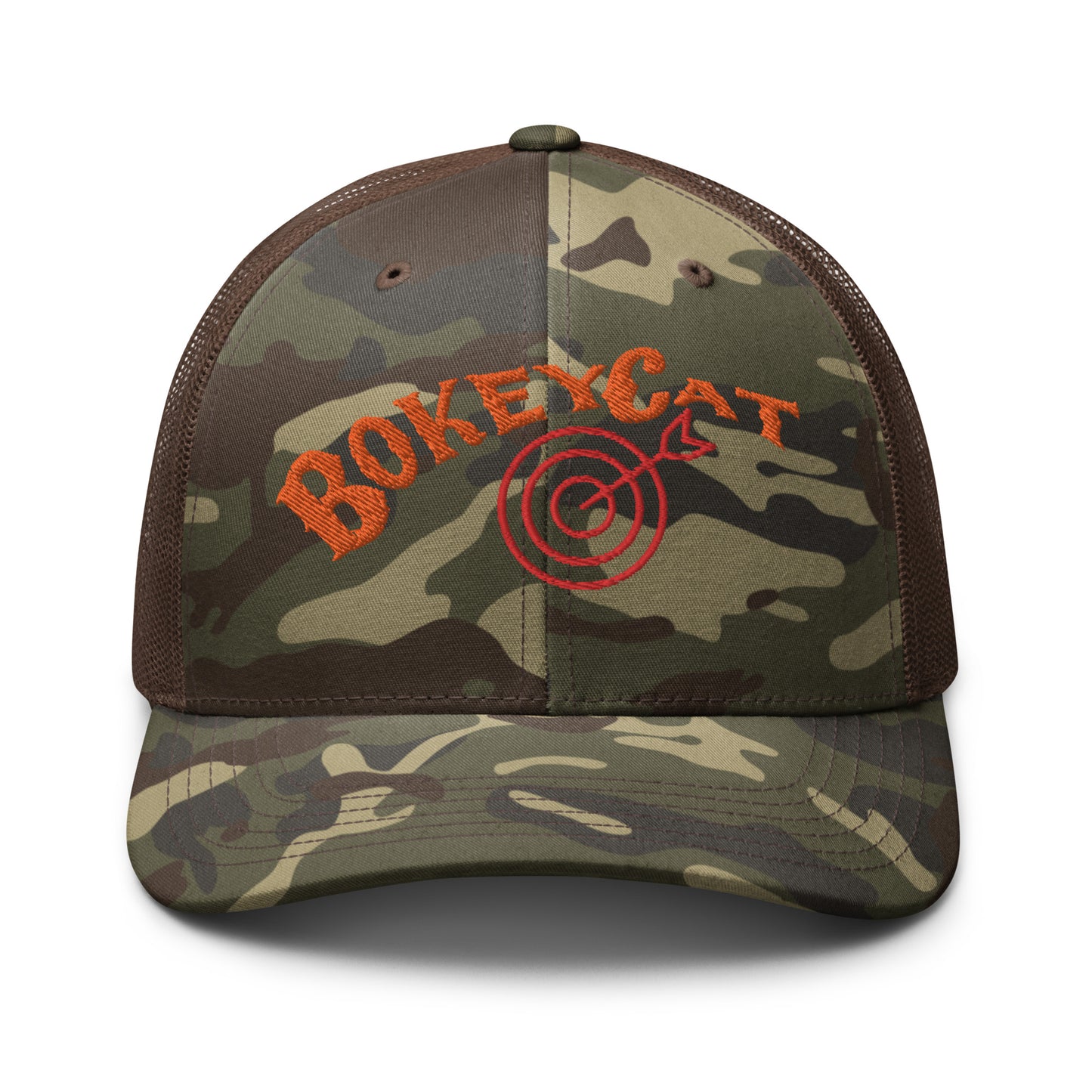 BokeyCat Camouflage trucker hat