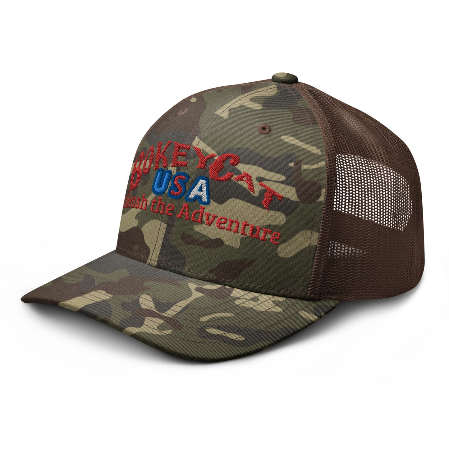 BokeyCat Camouflage trucker hat