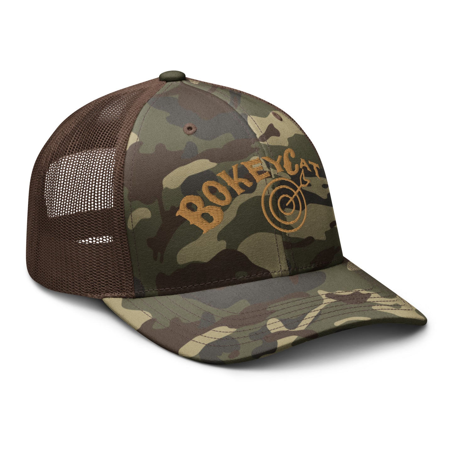 BokeyCat Camouflage trucker hat