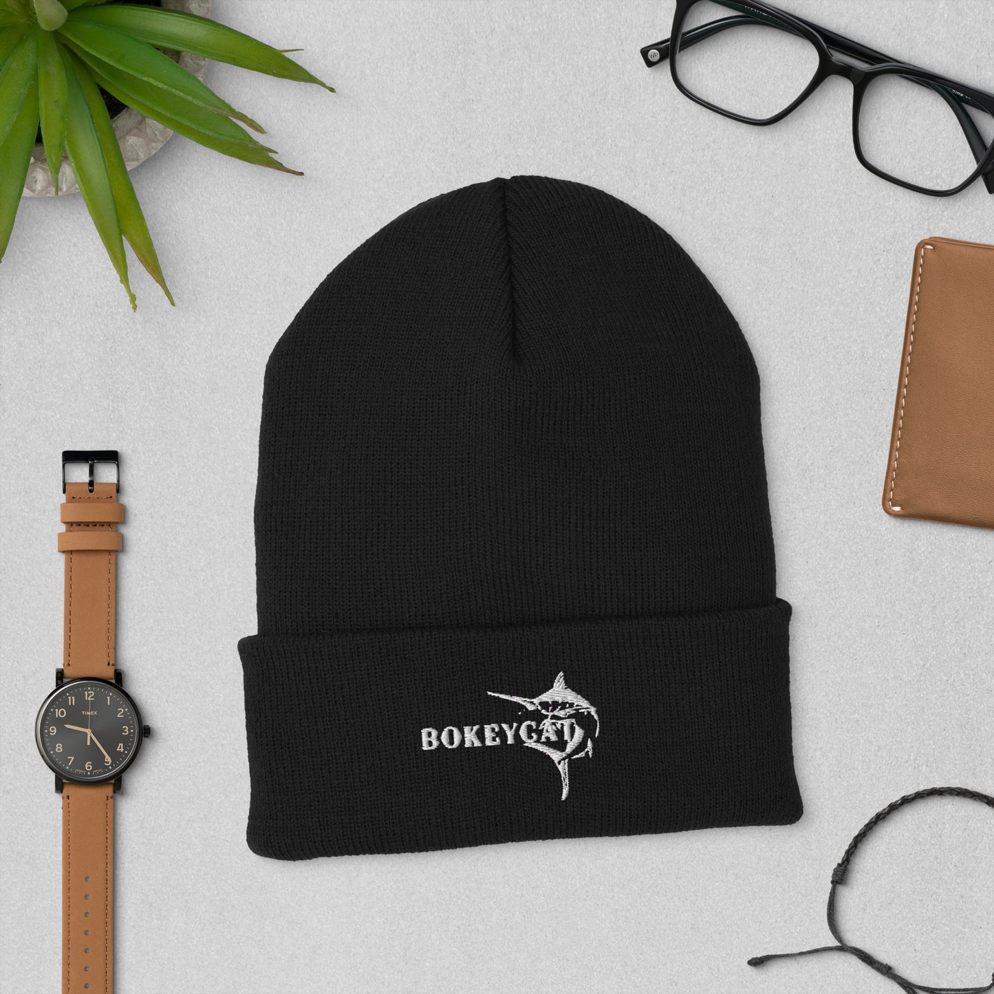BokeyCat Cuffed Beanie