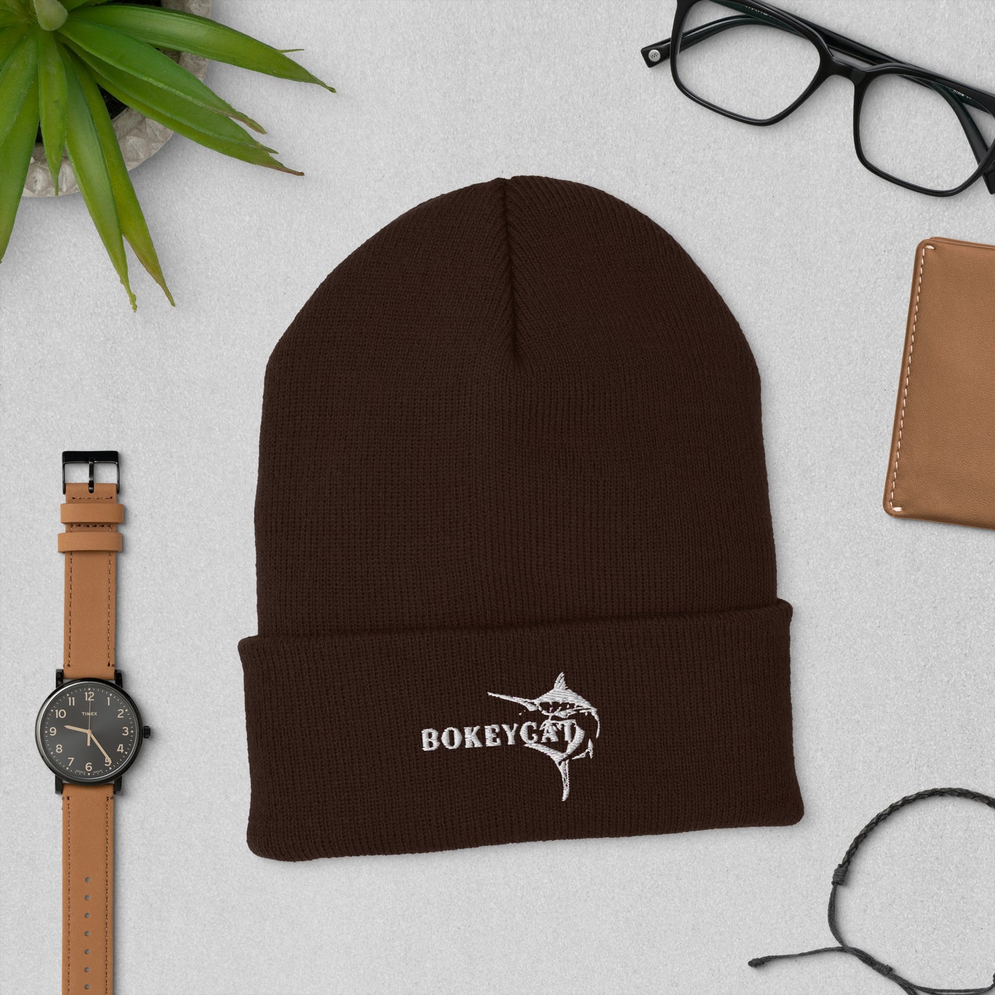 BokeyCat Cuffed Beanie