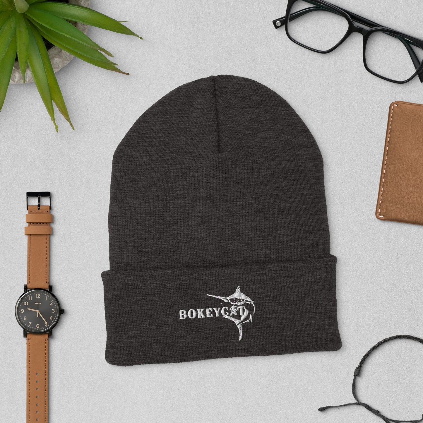 BokeyCat Cuffed Beanie