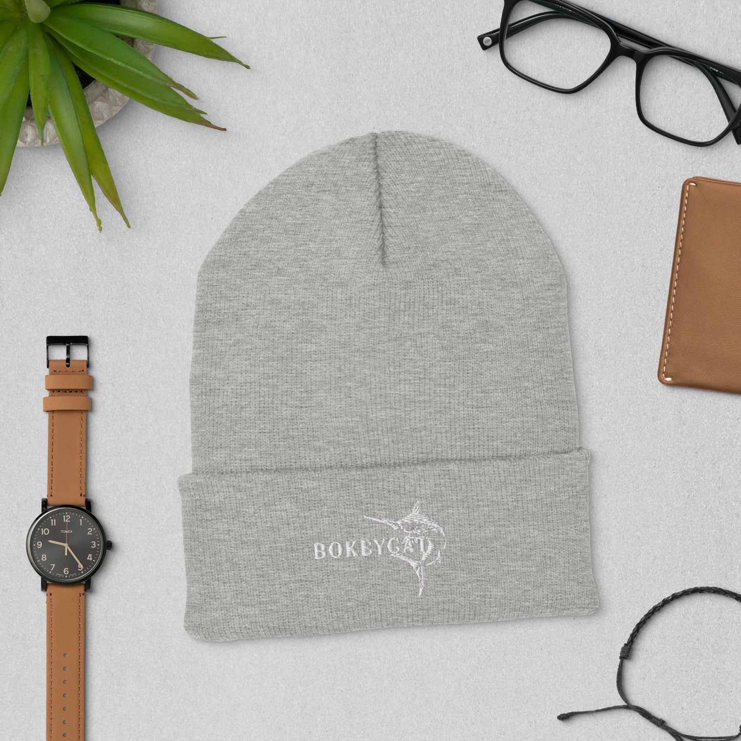 BokeyCat Cuffed Beanie