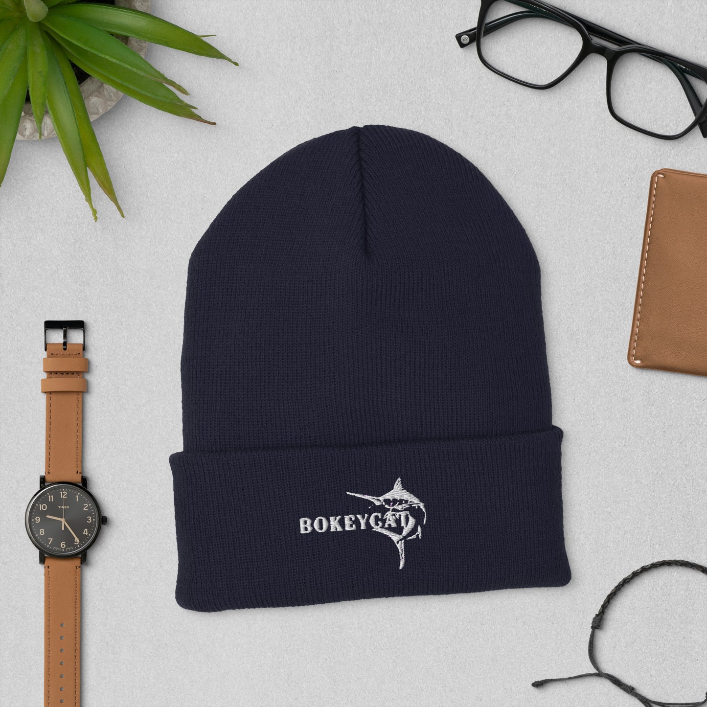 BokeyCat Cuffed Beanie