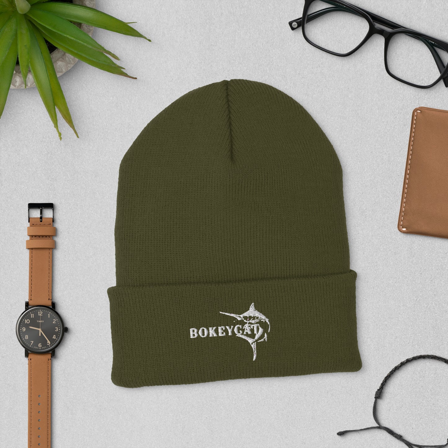 BokeyCat Cuffed Beanie