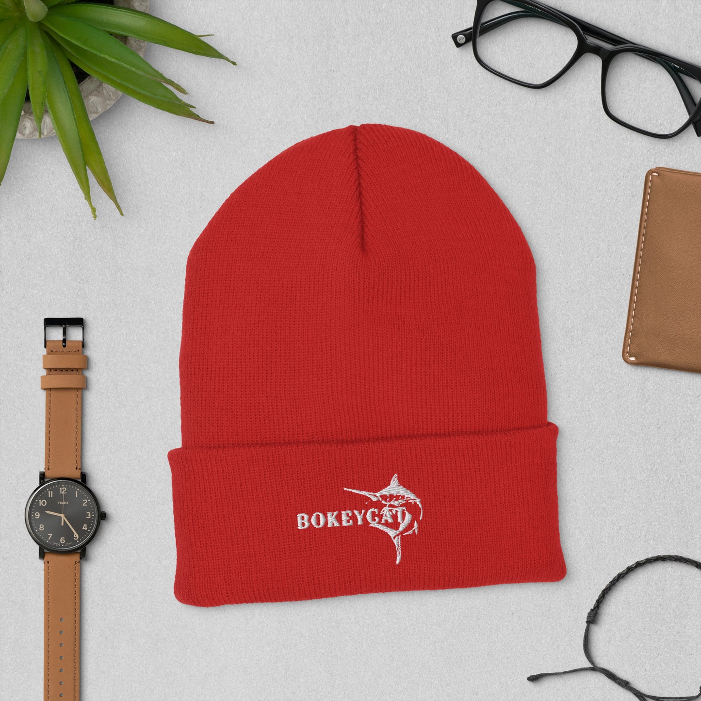 BokeyCat Cuffed Beanie