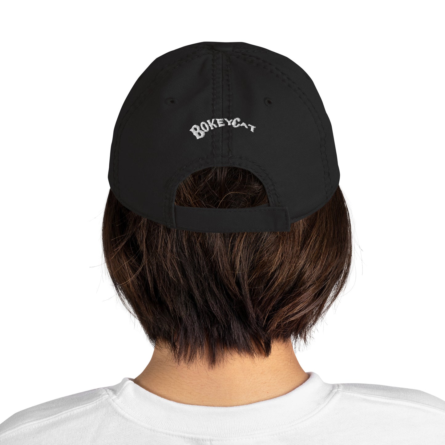 BokeyCat Distressed Dad Hat