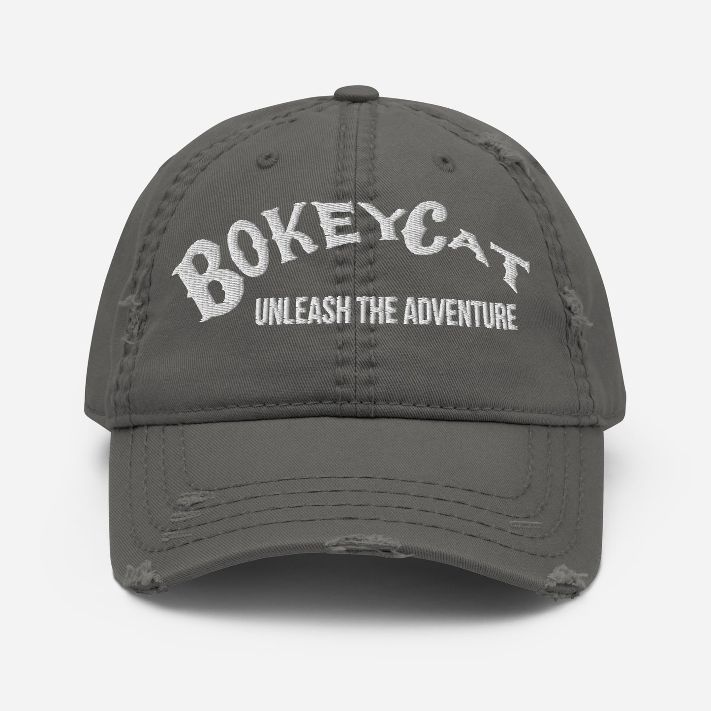 BokeyCat Distressed Dad Hat