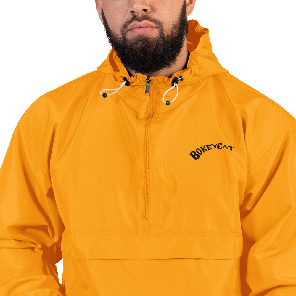 BokeyCat Embroidered Champion Packable Jacket