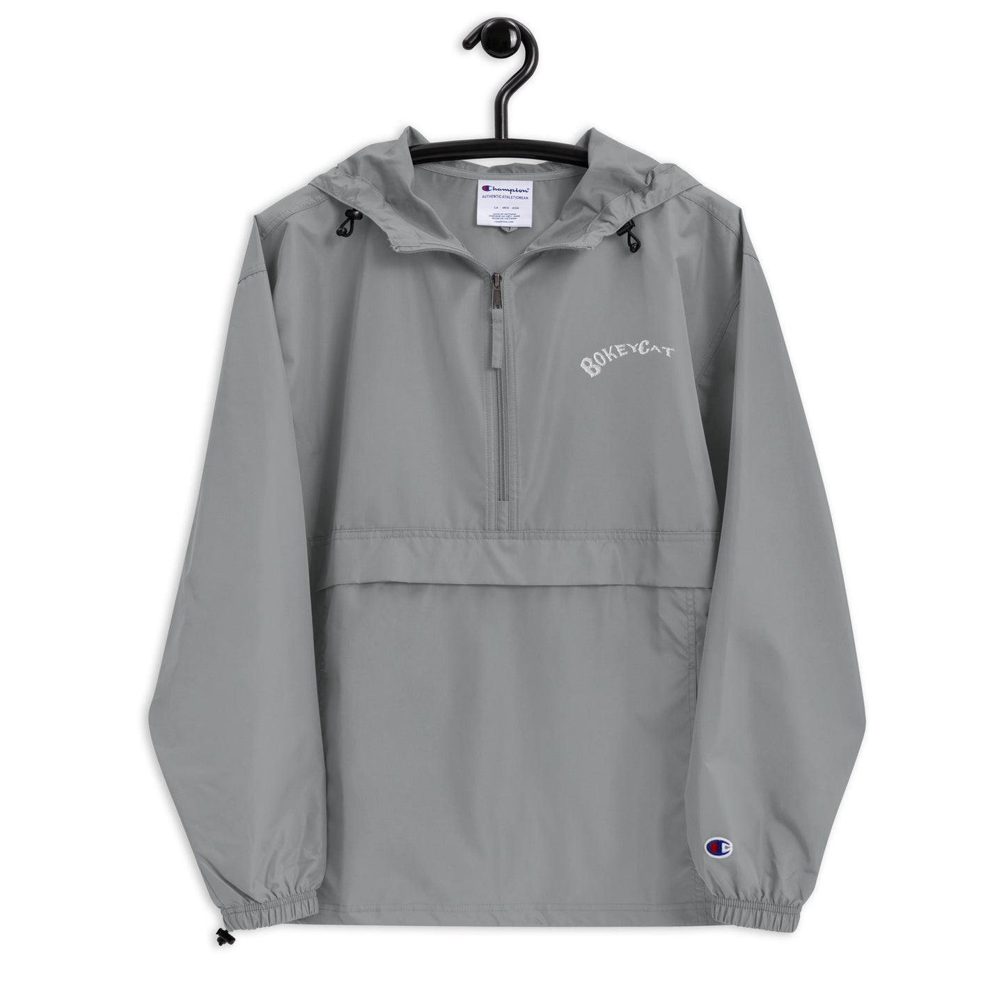 BokeyCat Embroidered Champion Packable Jacket