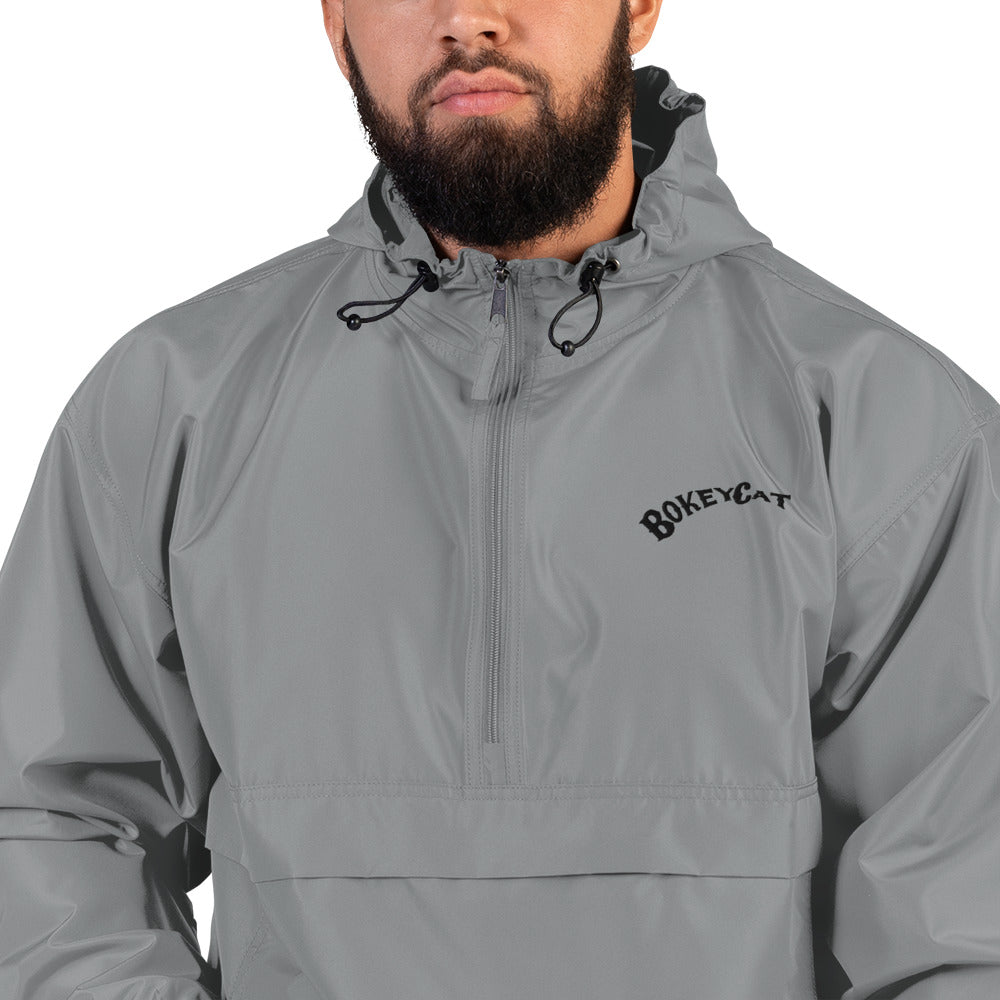 BokeyCat Embroidered Champion Packable Jacket