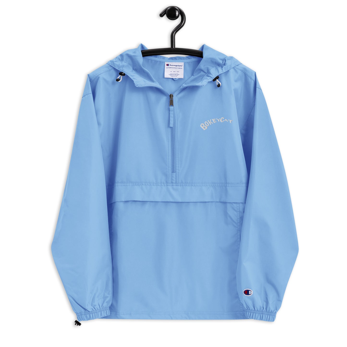 BokeyCat Embroidered Champion Packable Jacket