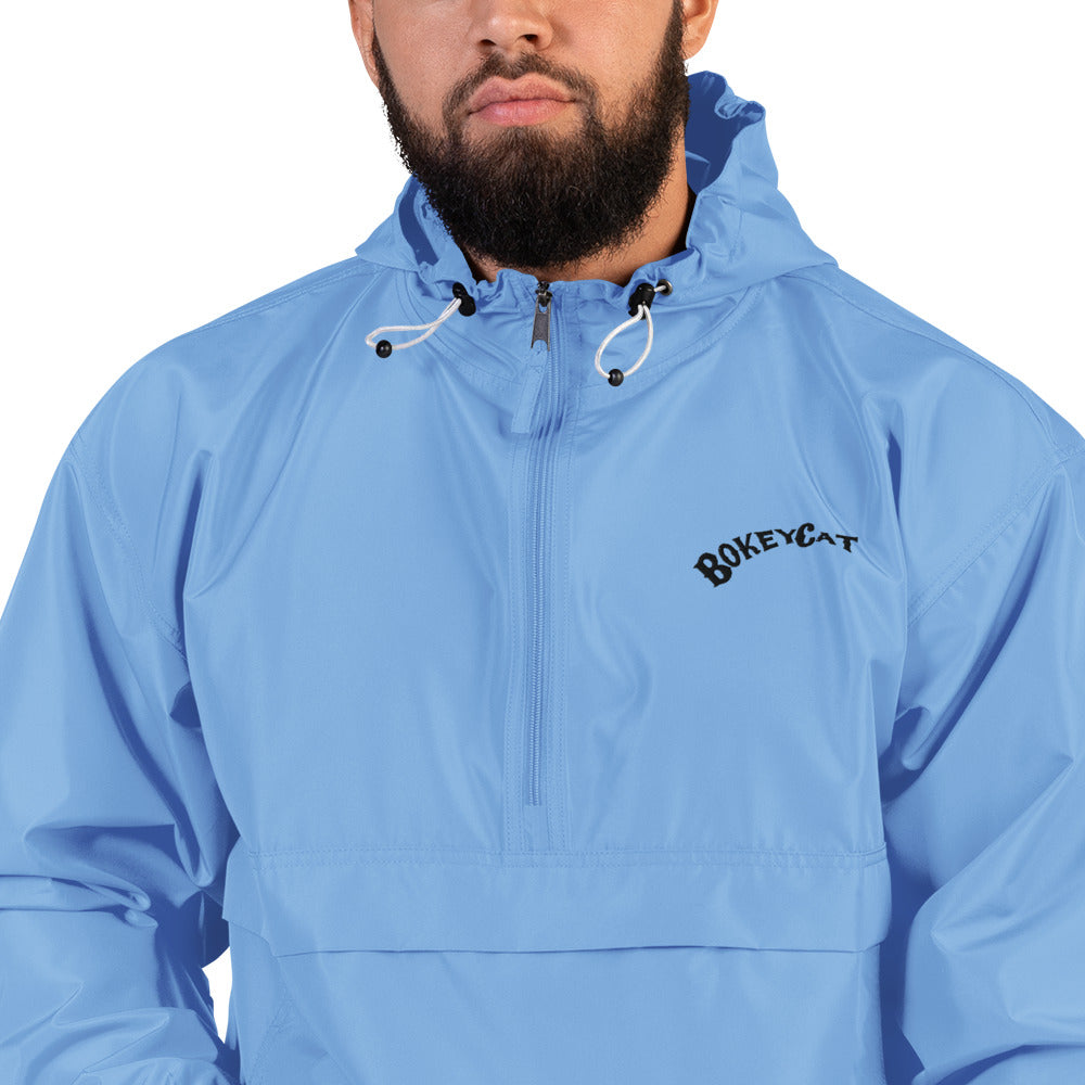 BokeyCat Embroidered Champion Packable Jacket