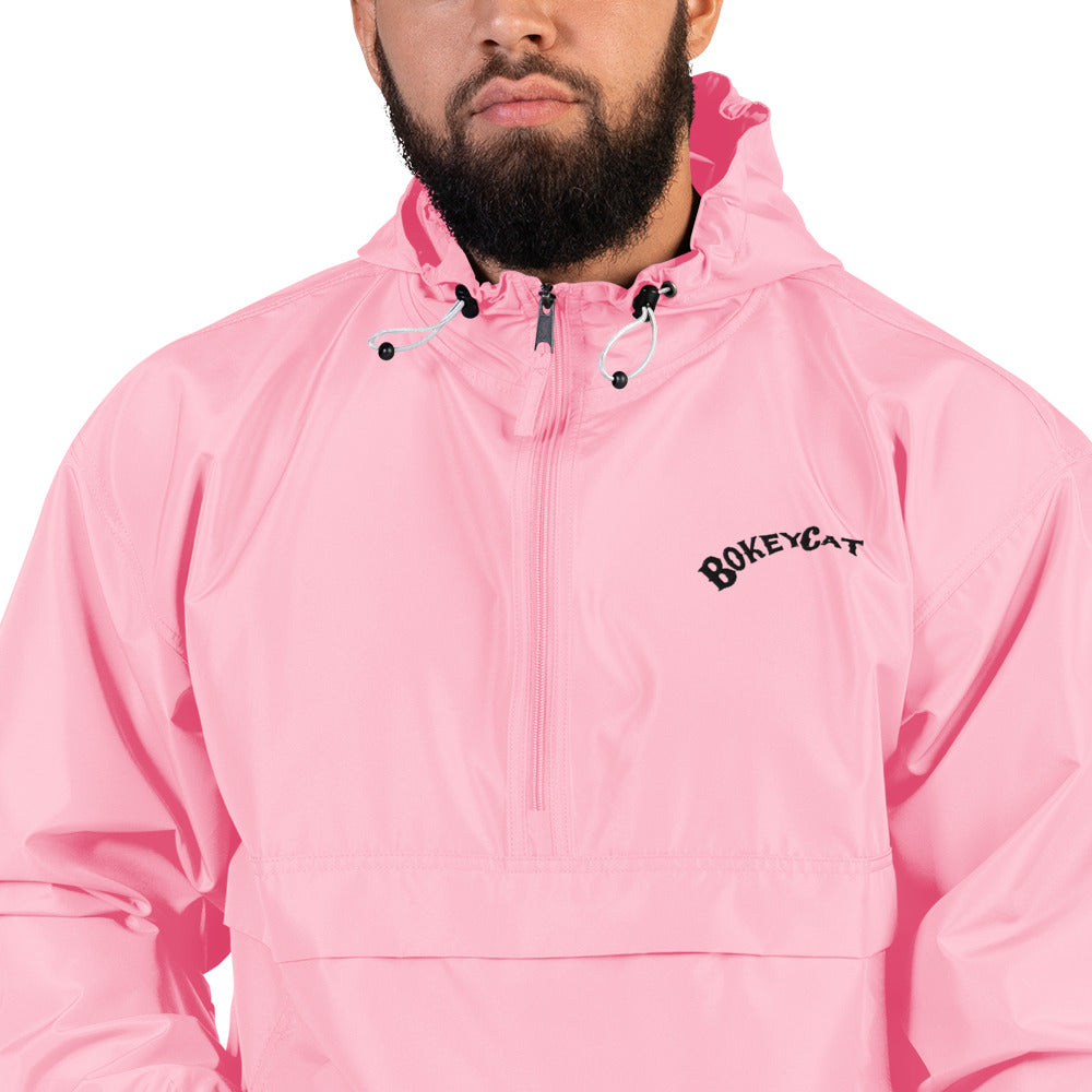 BokeyCat Embroidered Champion Packable Jacket