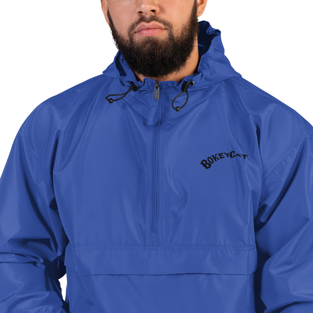 BokeyCat Embroidered Champion Packable Jacket