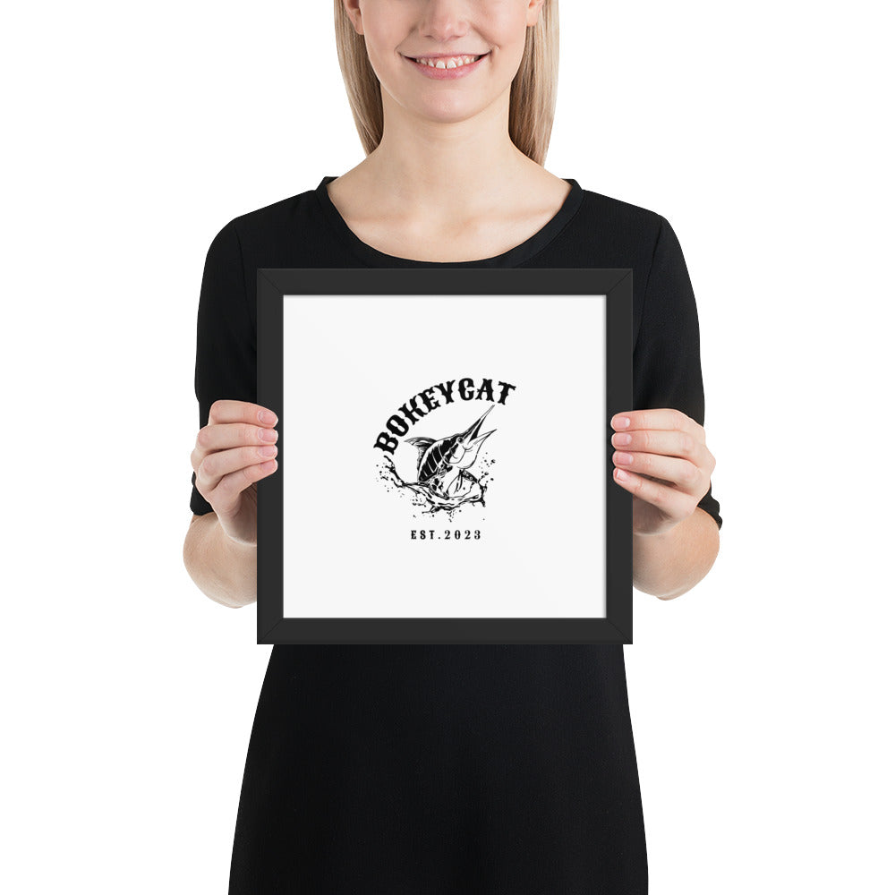 BokeyCat Framed poster