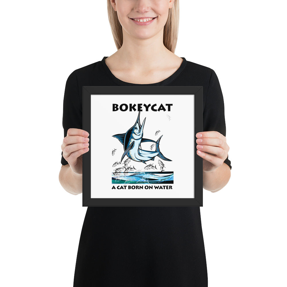 BokeyCat Framed poster