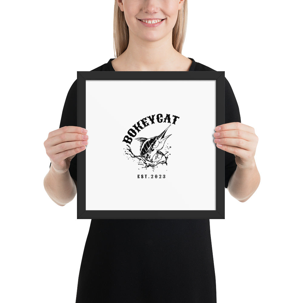 BokeyCat Framed poster