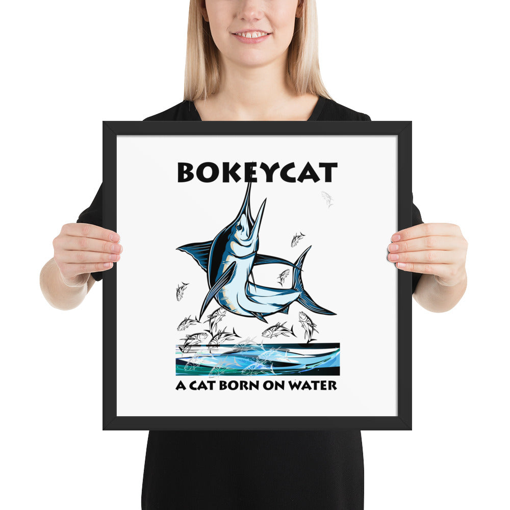 BokeyCat Framed poster