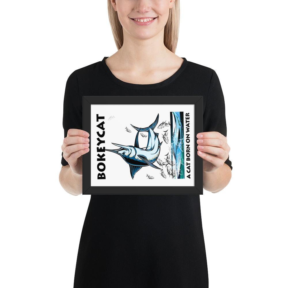 BokeyCat Framed poster