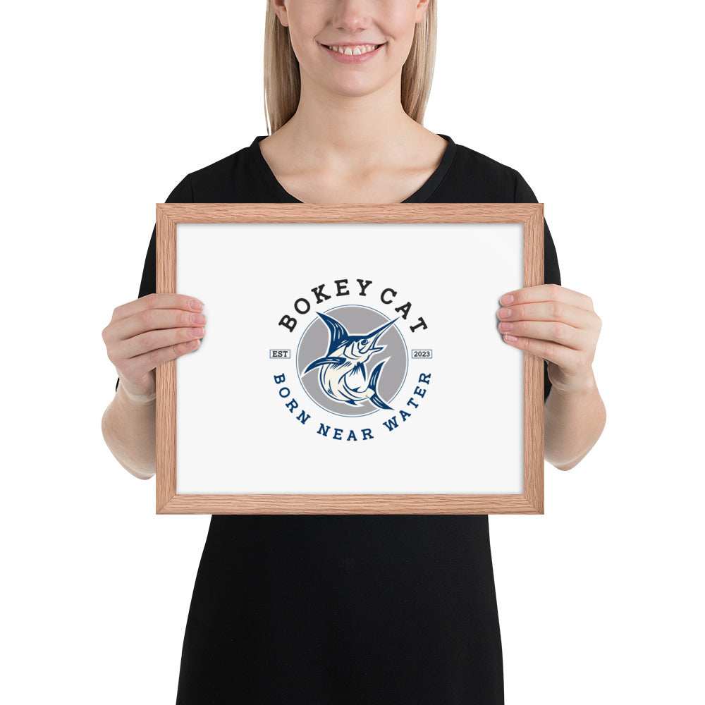 BokeyCat Framed poster