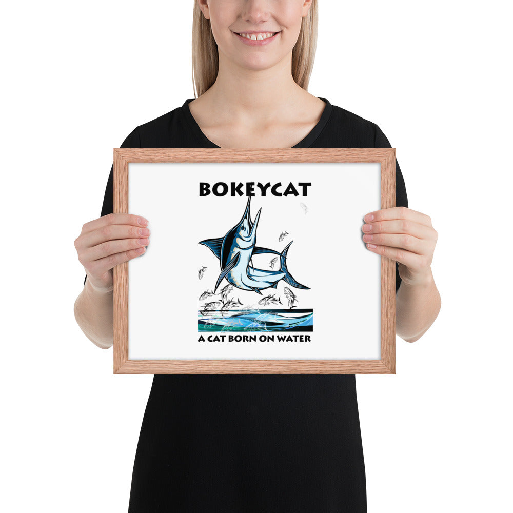 BokeyCat Framed poster