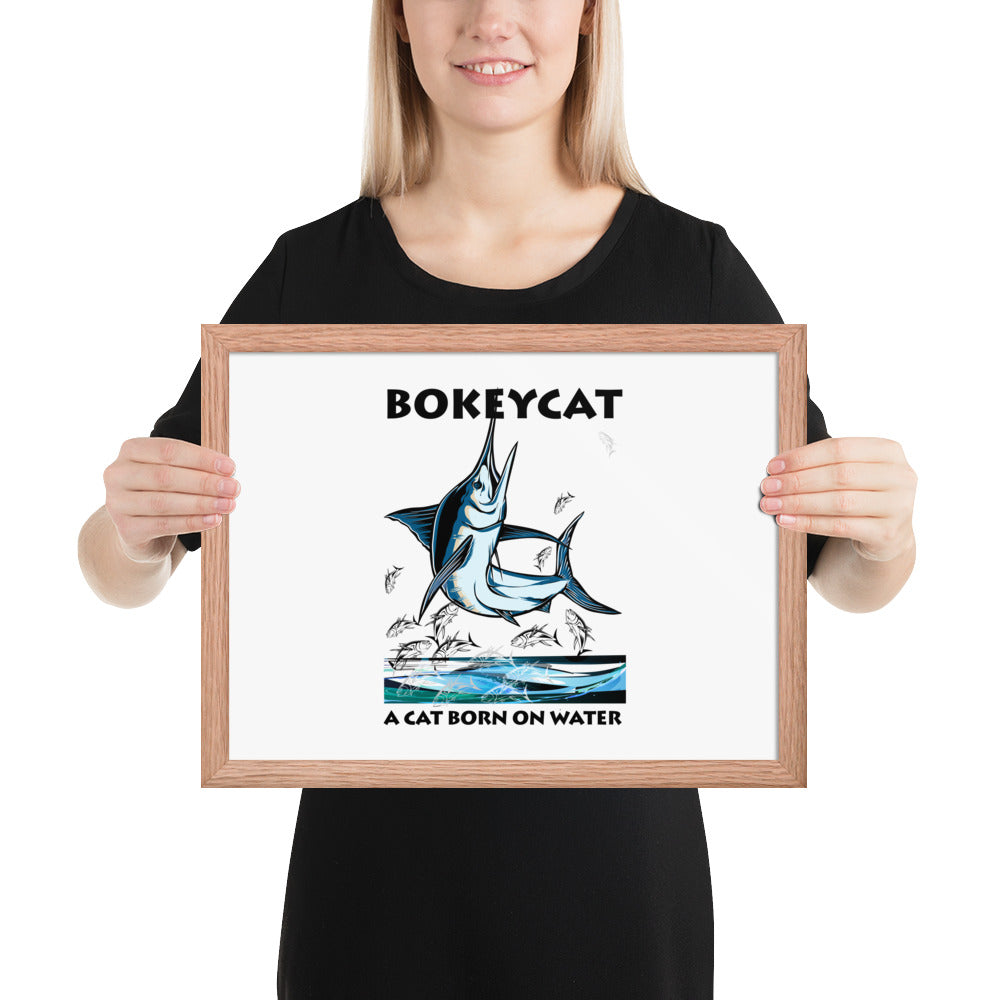 BokeyCat Framed poster