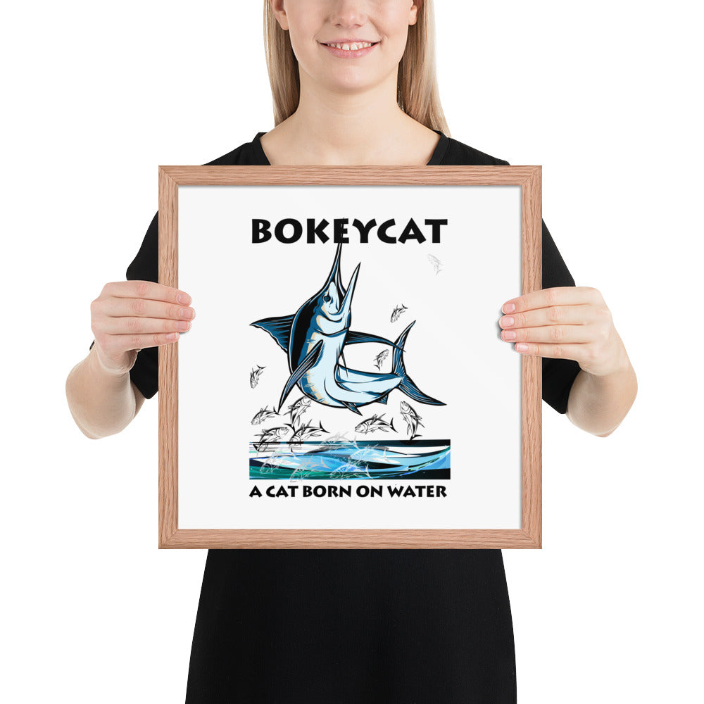 BokeyCat Framed poster