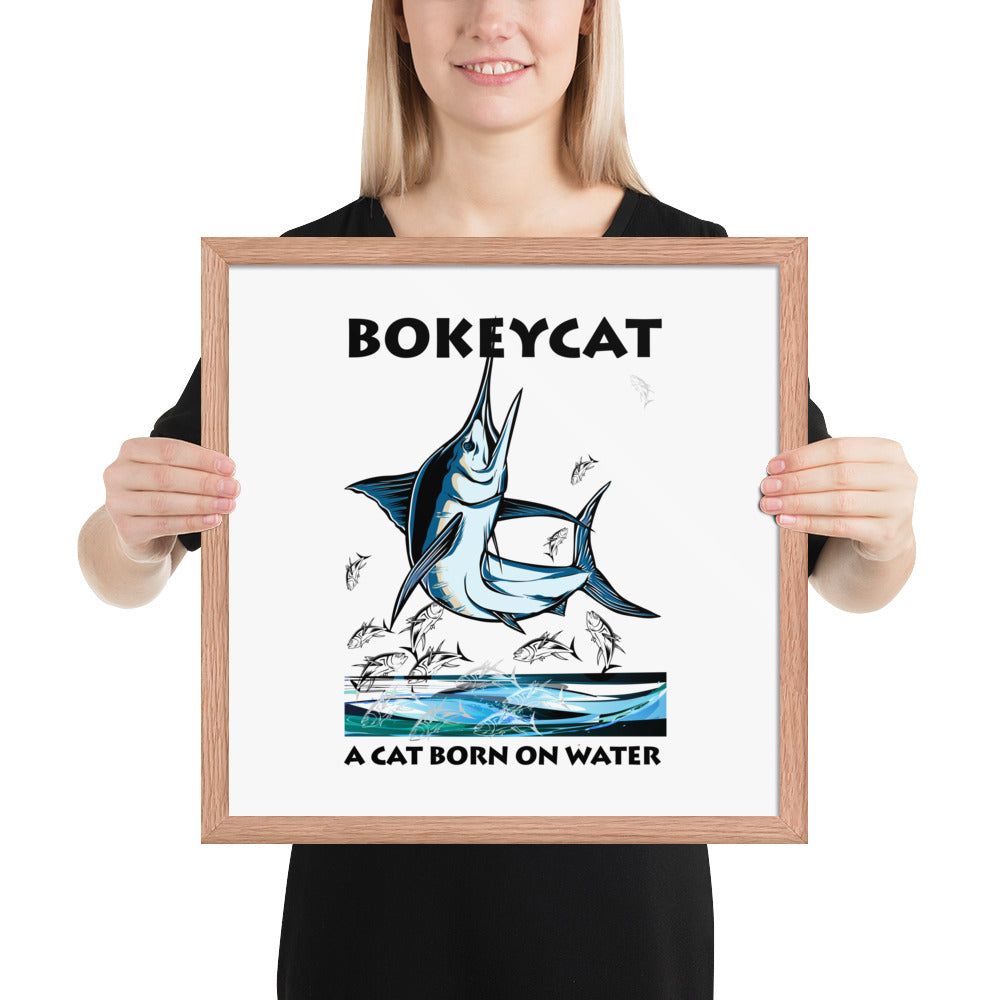 BokeyCat Framed poster