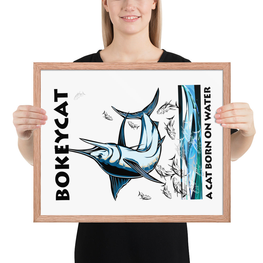 BokeyCat Framed poster