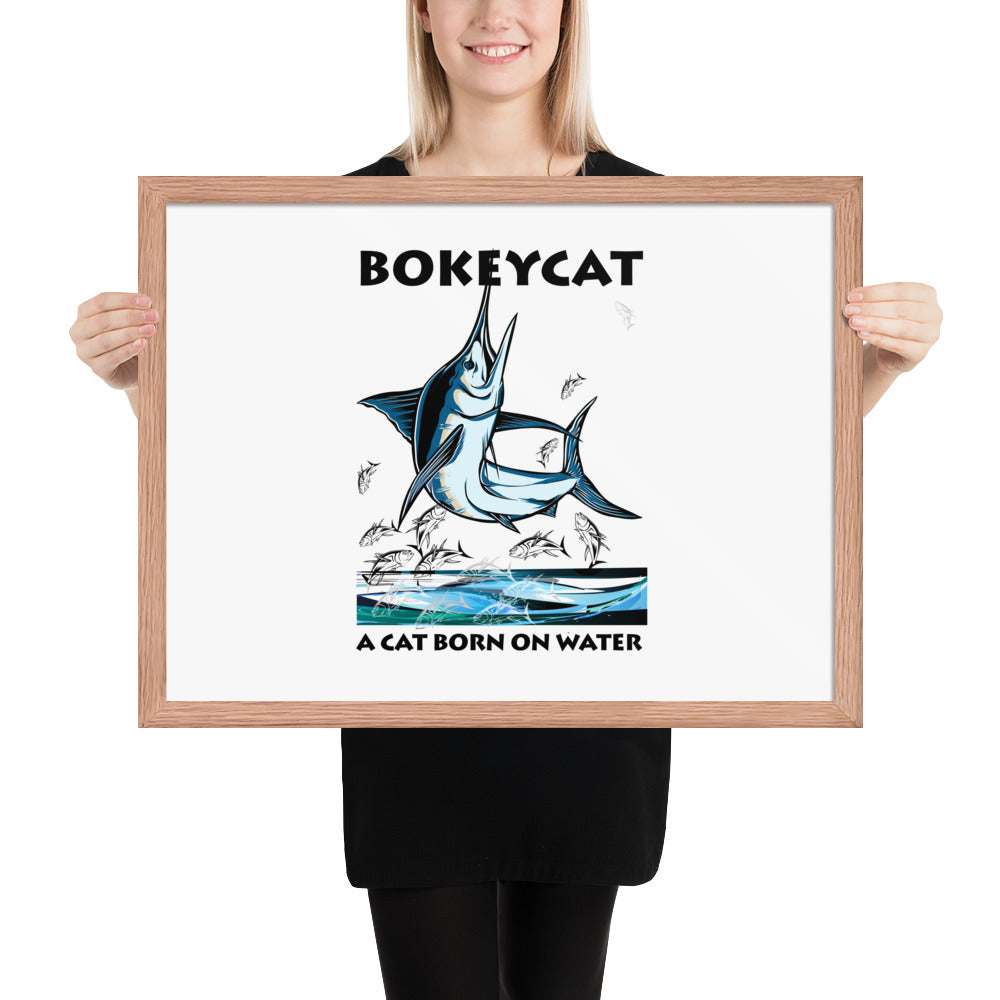 BokeyCat Framed poster