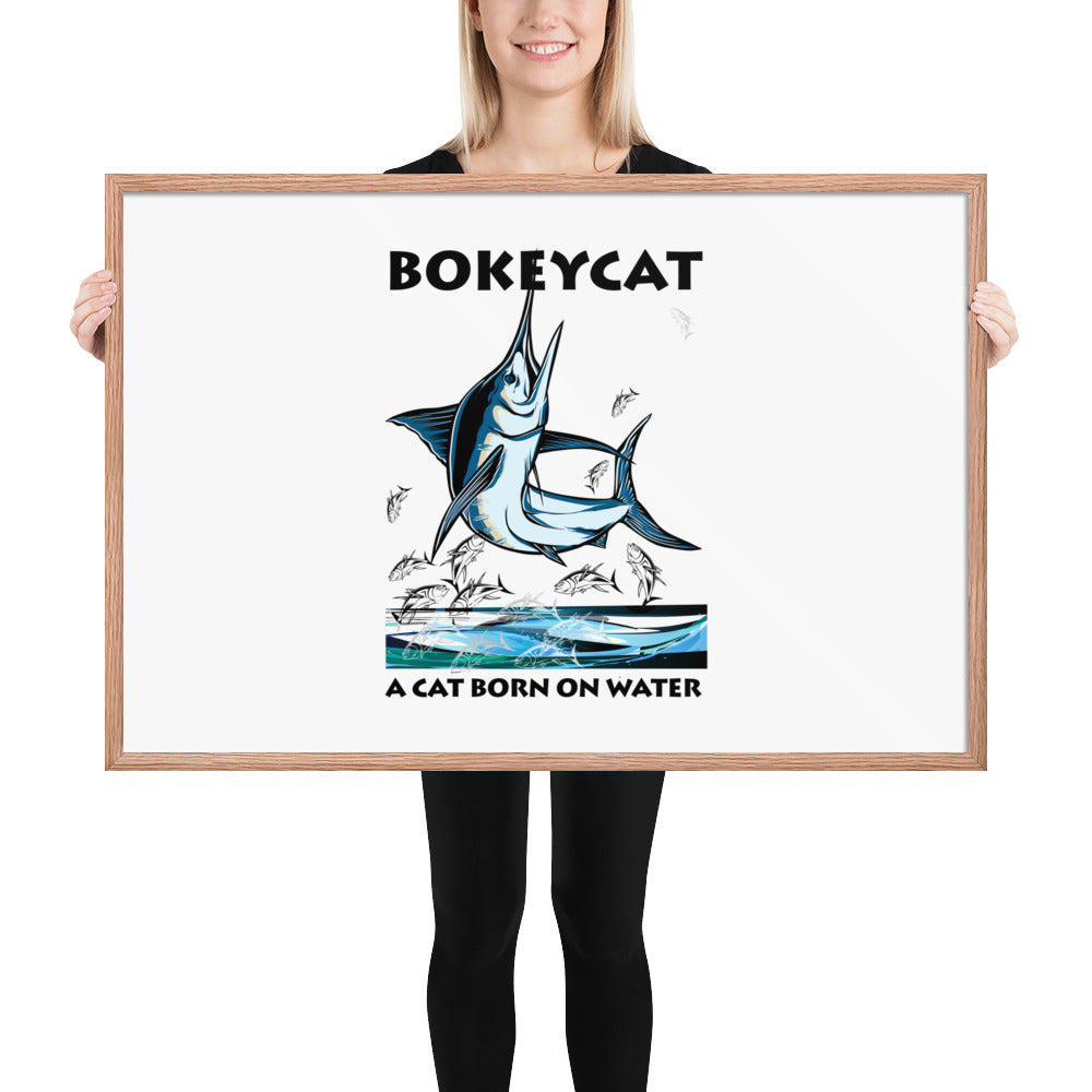 BokeyCat Framed poster