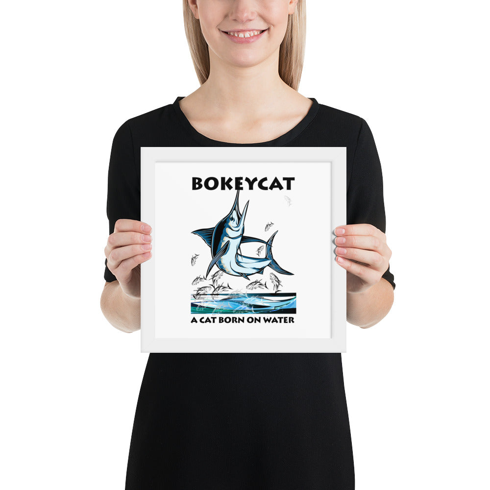 BokeyCat Framed poster