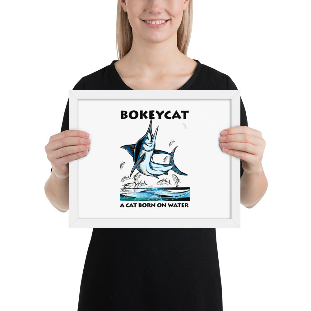 BokeyCat Framed poster