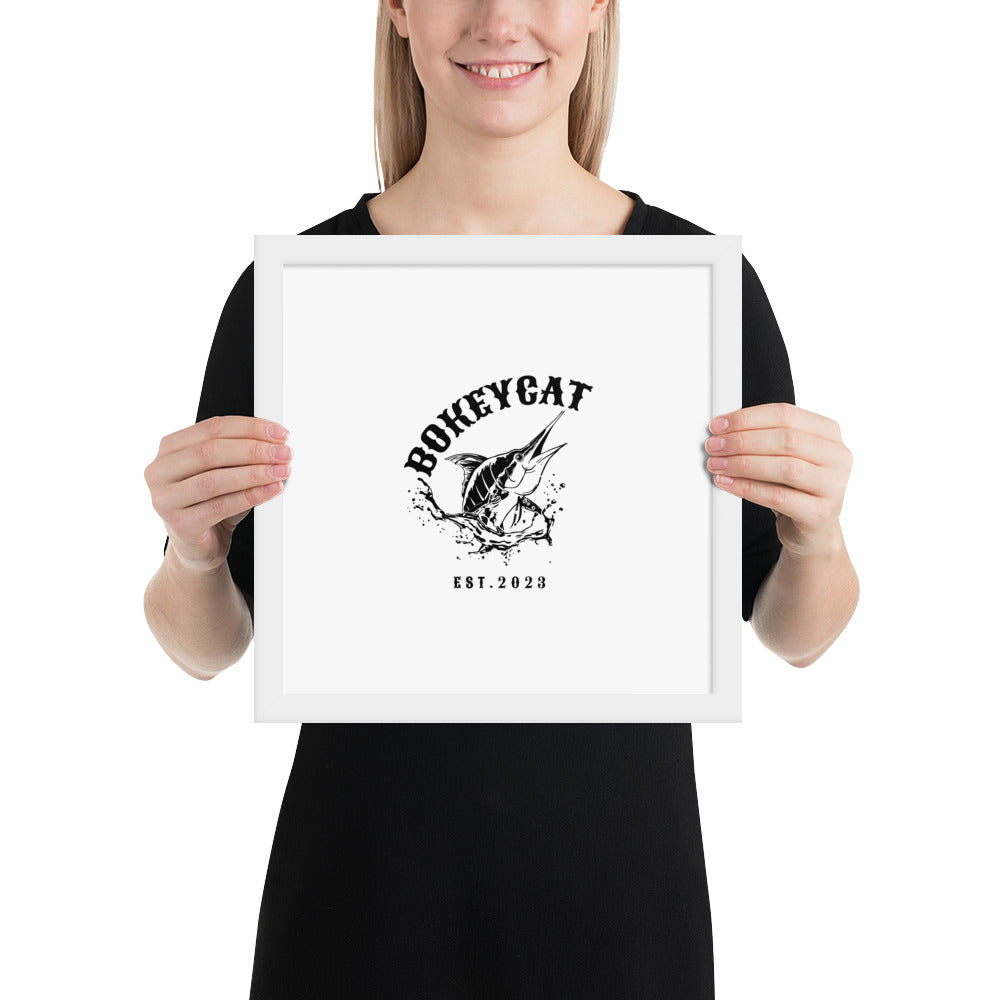 BokeyCat Framed poster