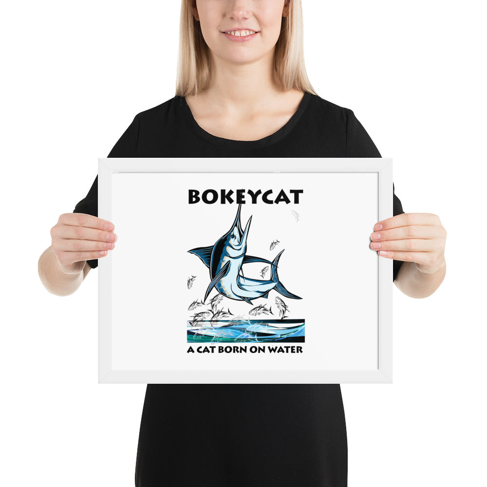 BokeyCat Framed poster