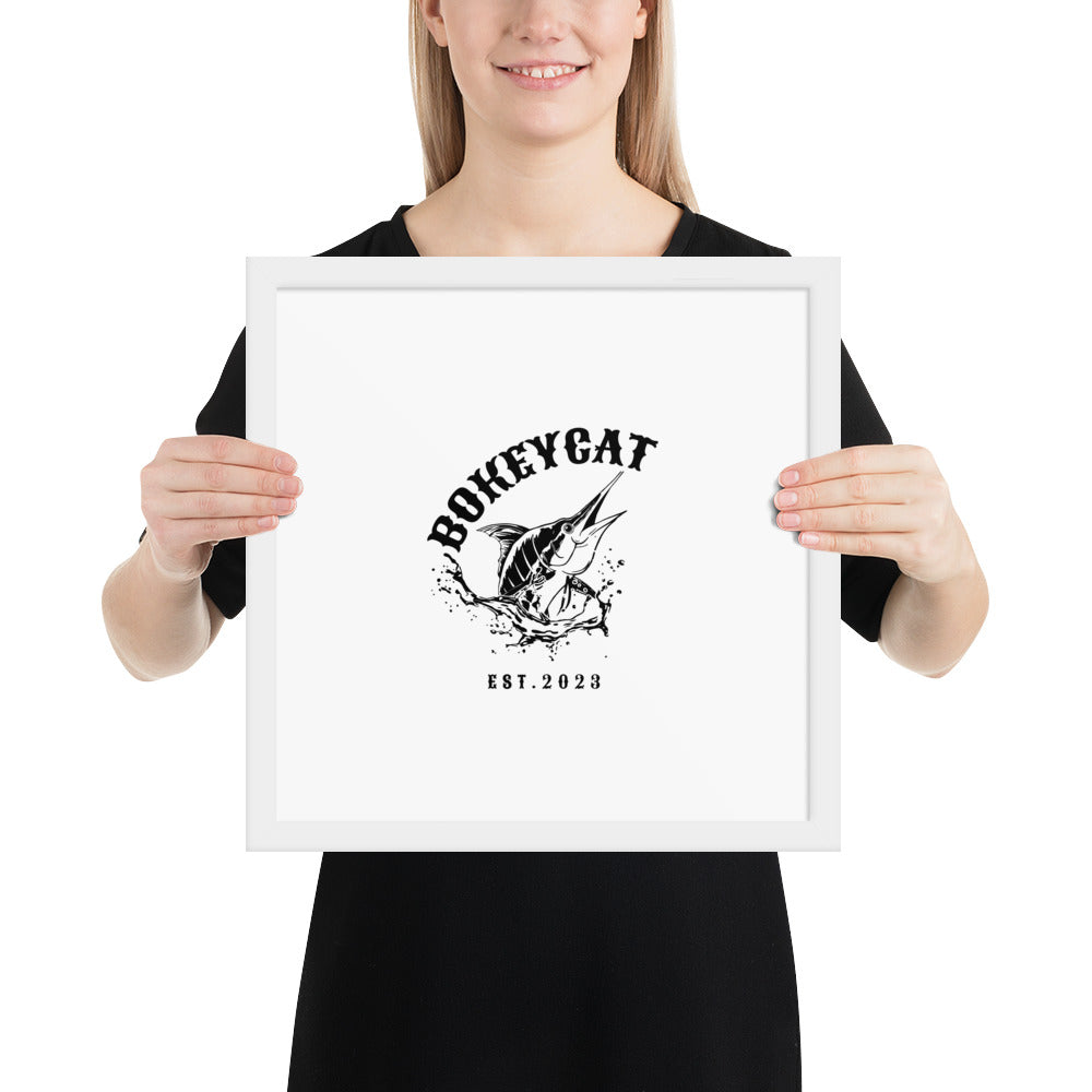 BokeyCat Framed poster