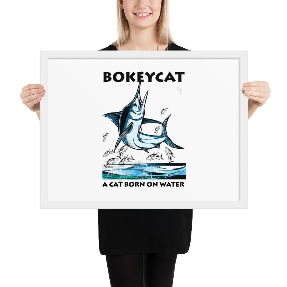 BokeyCat Framed poster