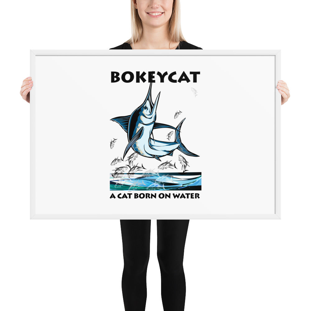 BokeyCat Framed poster